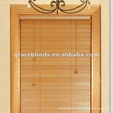 Indoor/ Interior 25mm/35mm/50mm window wood blind treatments